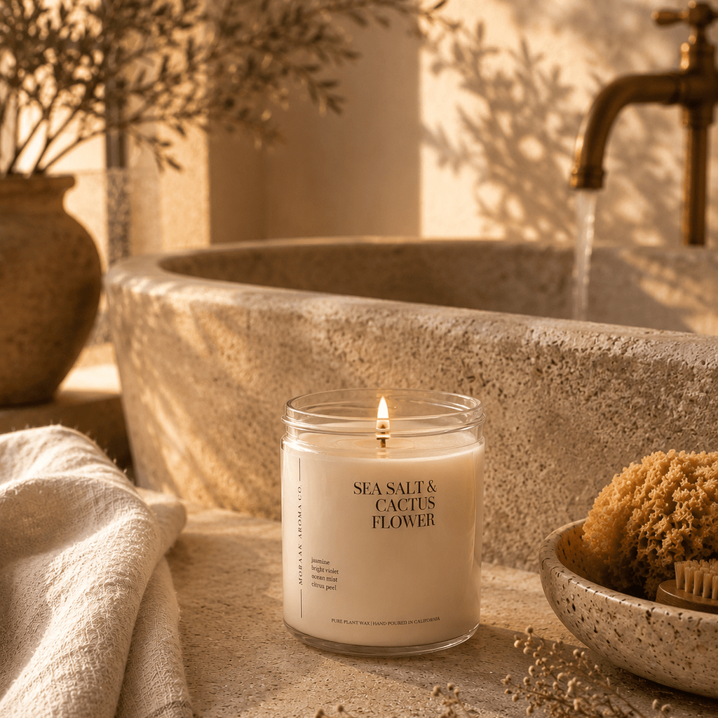 Sea Salt & Cactus Flower Candle - Pileggi on the Square Salon Powered by Gatto Salon Group