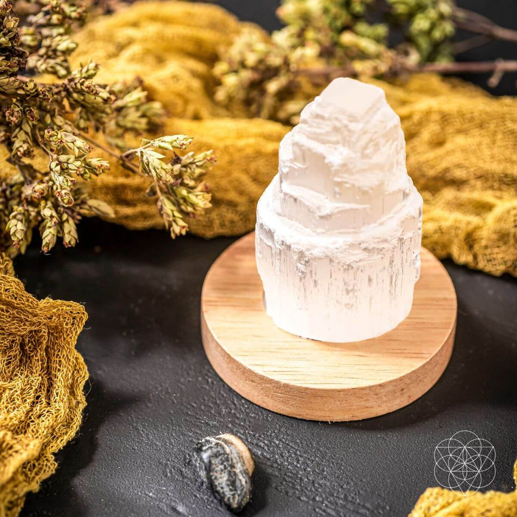 Selenite Cleansing Lamp - Pileggi on the Square Salon Powered by Gatto Salon Group