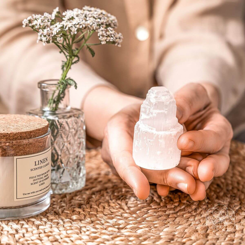 Selenite Cleansing Lamp - Pileggi on the Square Salon Powered by Gatto Salon Group