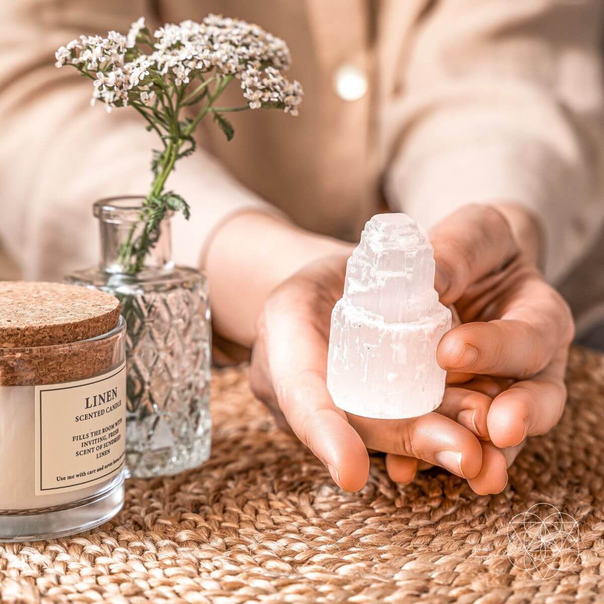 Selenite Cleansing Lamp - Pileggi on the Square Salon Powered by Gatto Salon Group
