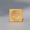 Small Square Bamboo Soap Dish