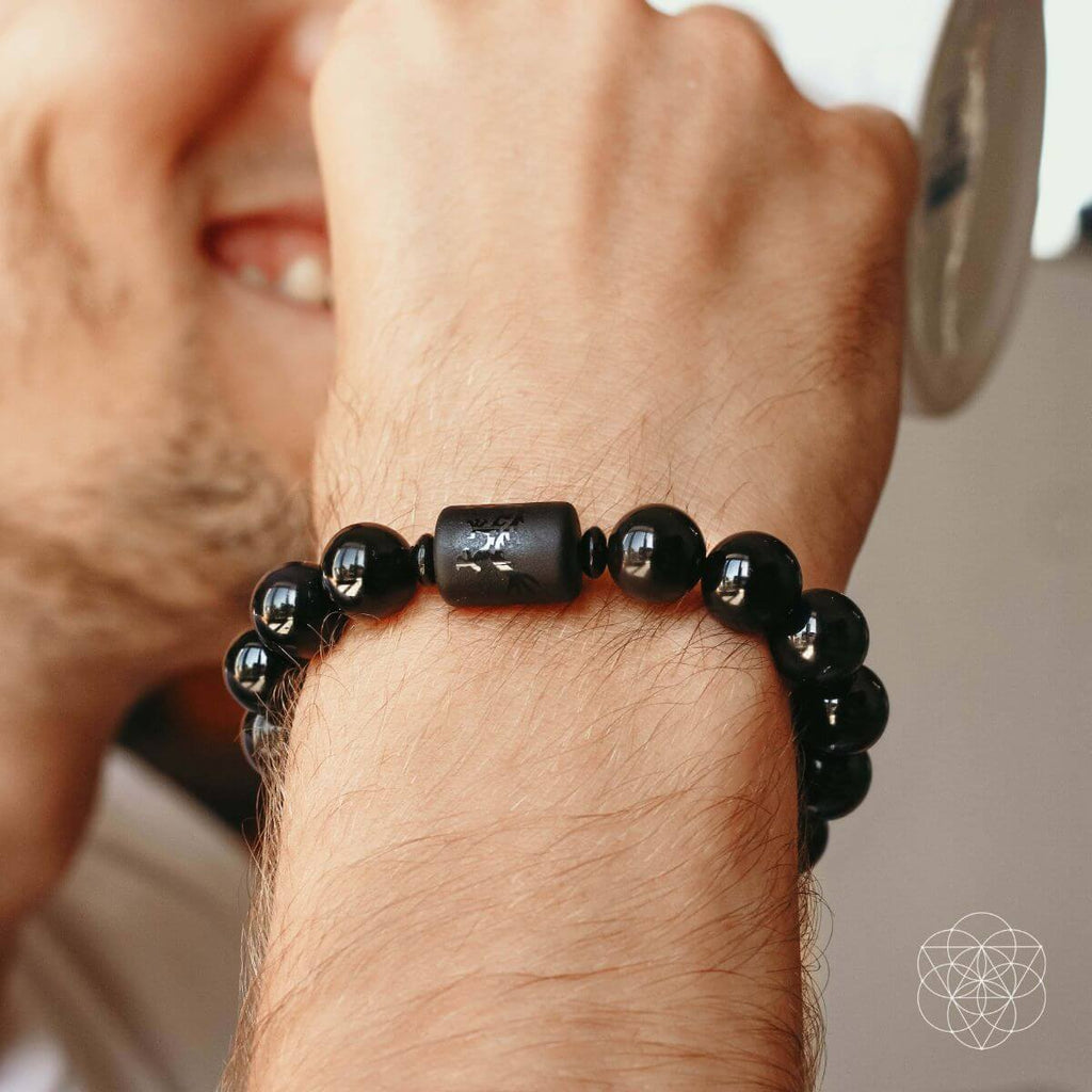 Soul Cleansing Black Obsidian Bracelet - Pileggi on the Square Salon Powered by Gatto Salon Group