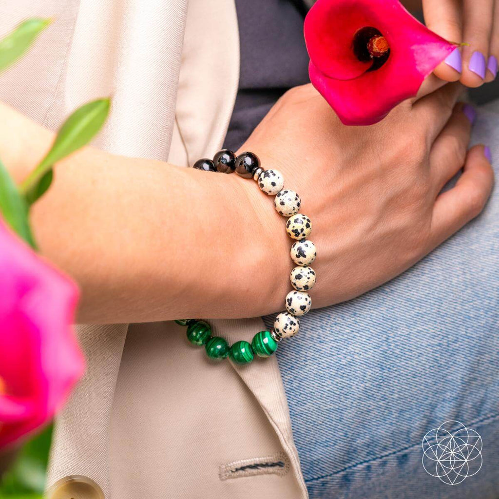 Soul Reset: Dalmatian Jasper Bracelet of Healing - Pileggi on the Square Salon Powered by Gatto Salon Group