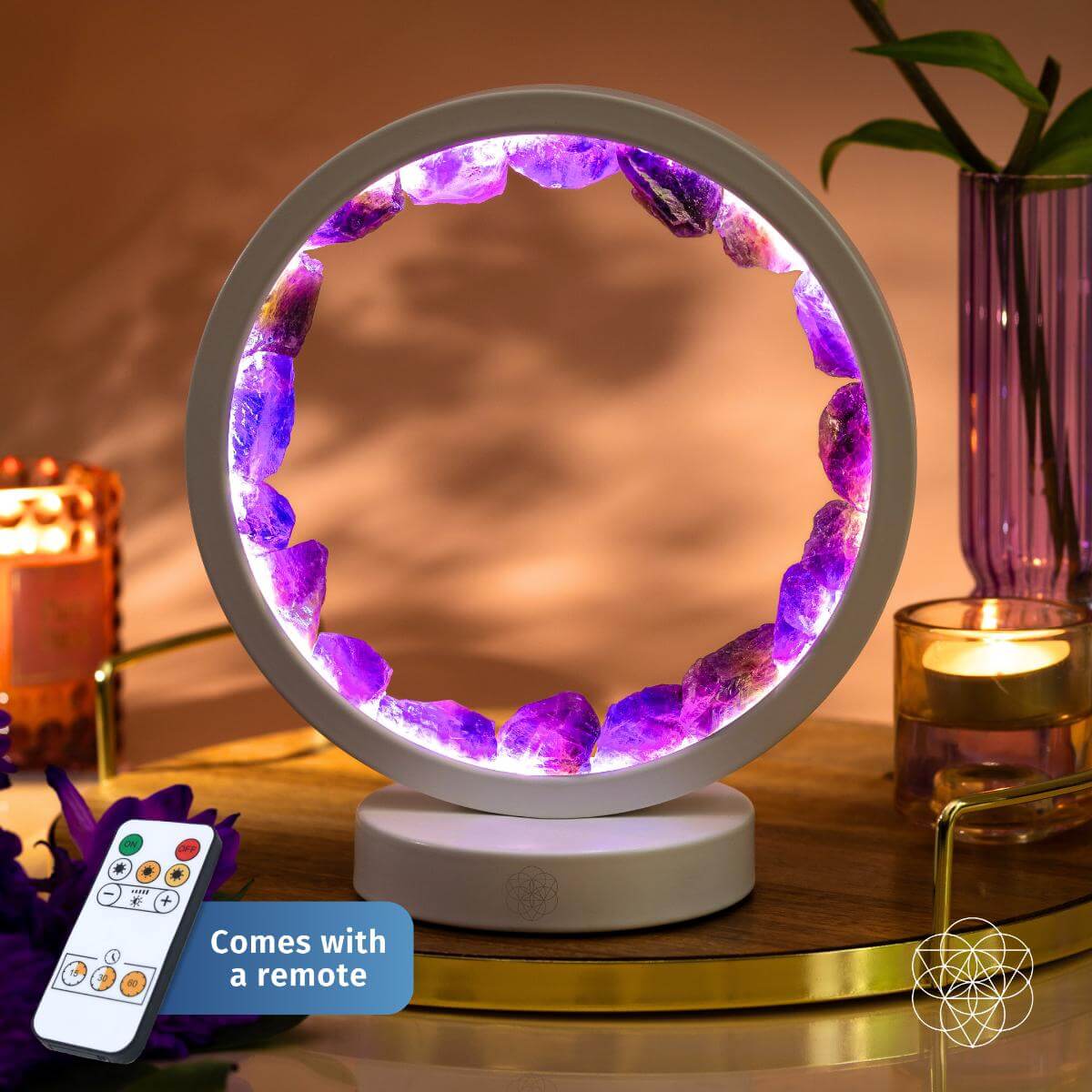 Stress Less, Sleep More – Amethyst Healing Lamp - Pileggi on the Square Salon Powered by Gatto Salon Group