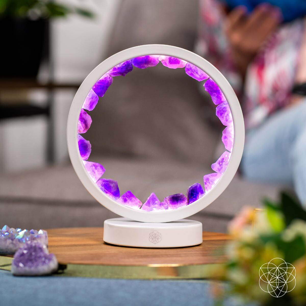 Stress Less, Sleep More – Amethyst Healing Lamp - Pileggi on the Square Salon Powered by Gatto Salon Group