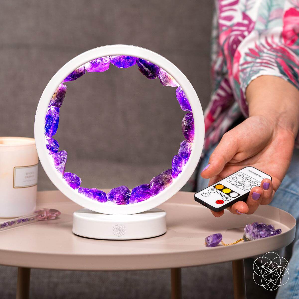 Stress Less, Sleep More – Amethyst Healing Lamp - Pileggi on the Square Salon Powered by Gatto Salon Group
