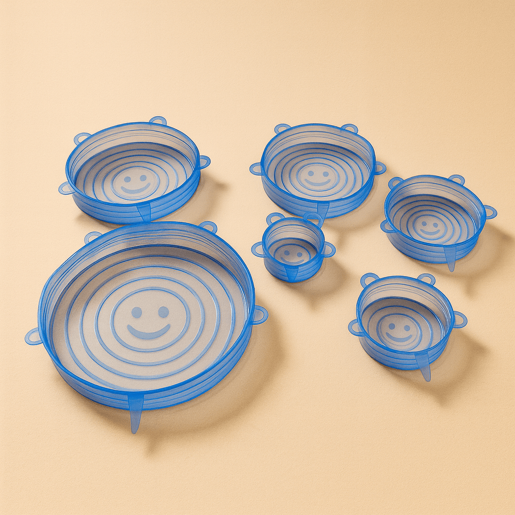 Stretchy Bowl Lids 6 Pack - Food - Safe Silicone - Pileggi on the Square Salon Powered by Gatto Salon Group