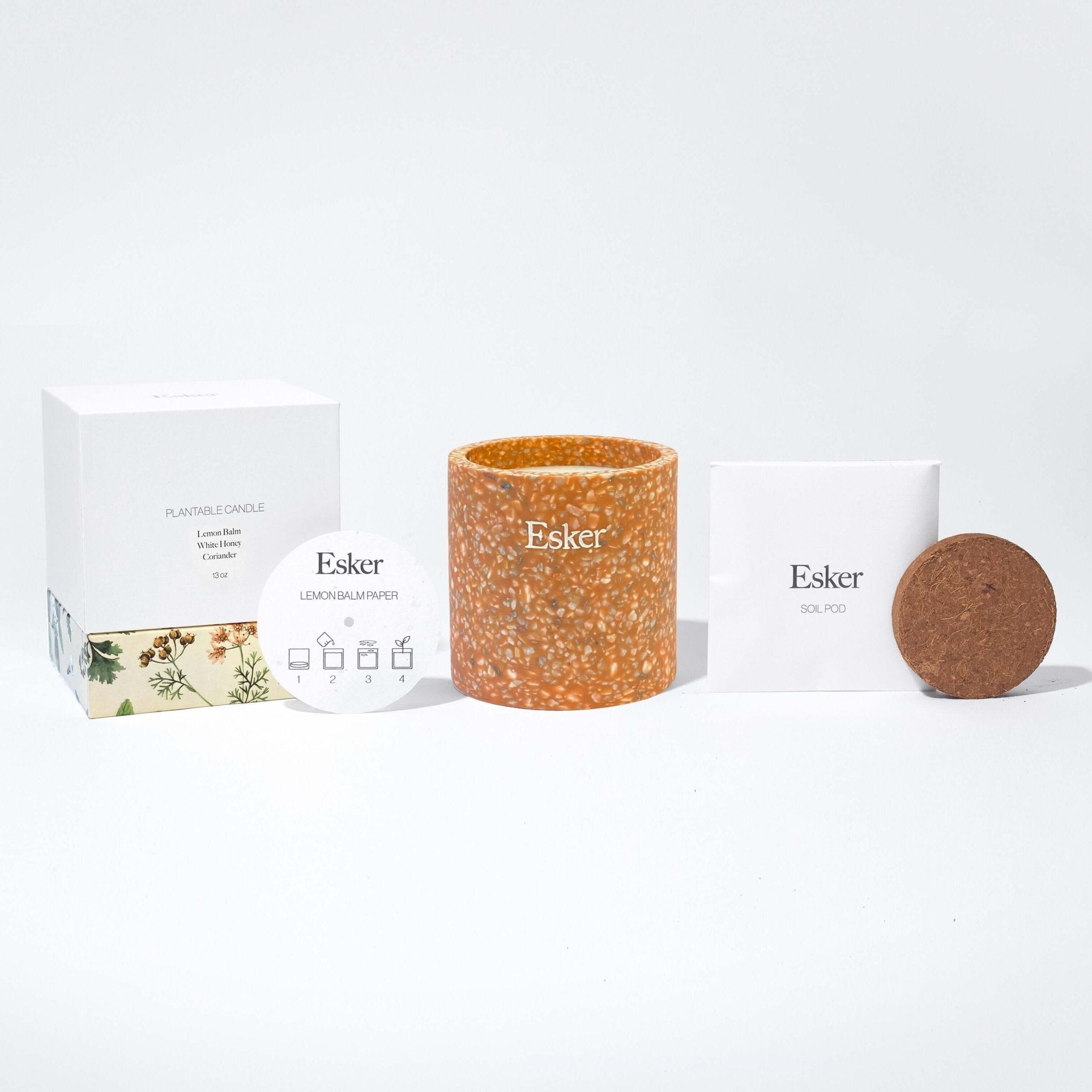 Terracotta Plantable Candle - Pileggi on the Square Salon Powered by Gatto Salon Group
