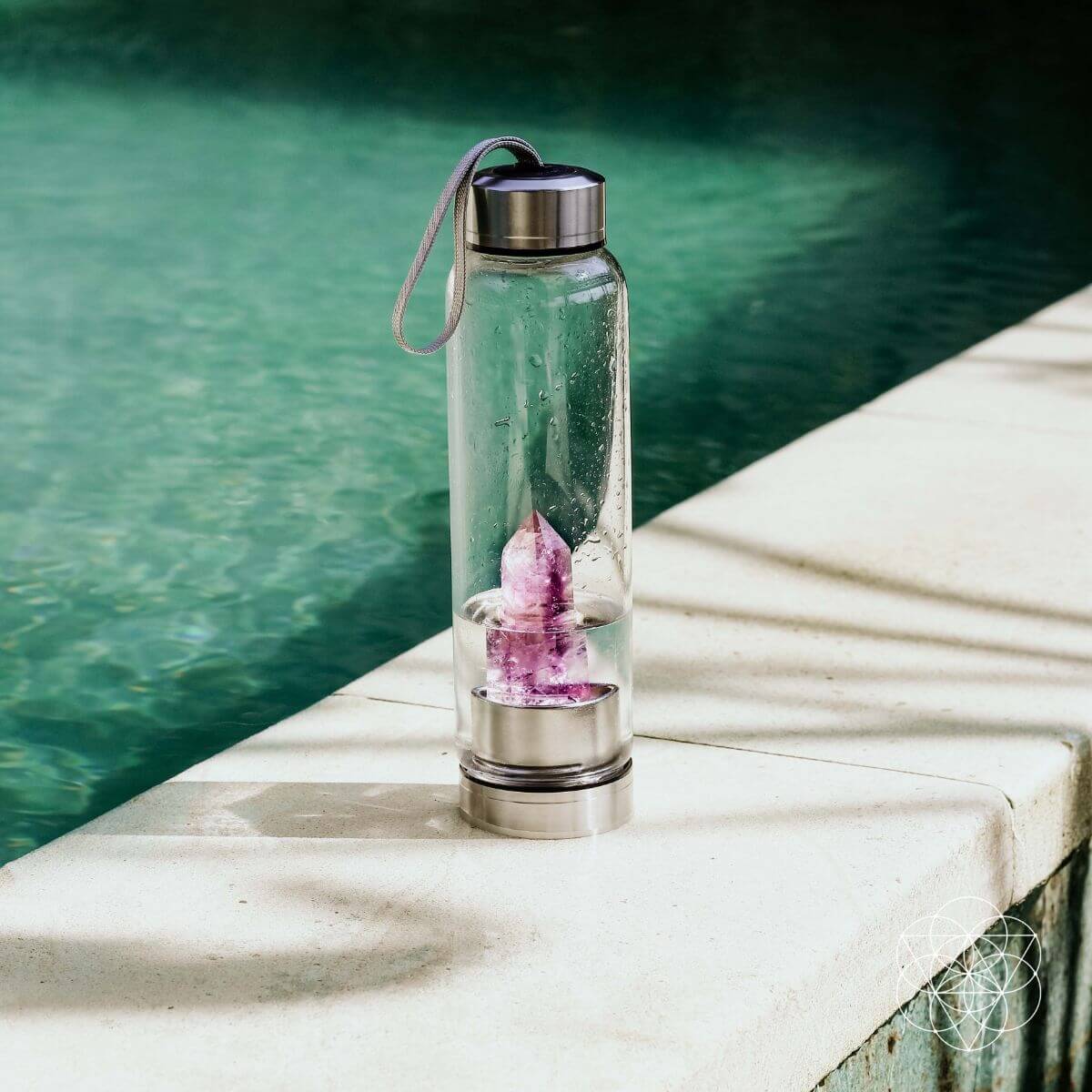 The Amethyst Healing Water Bottle - Pileggi on the Square Salon Powered by Gatto Salon Group