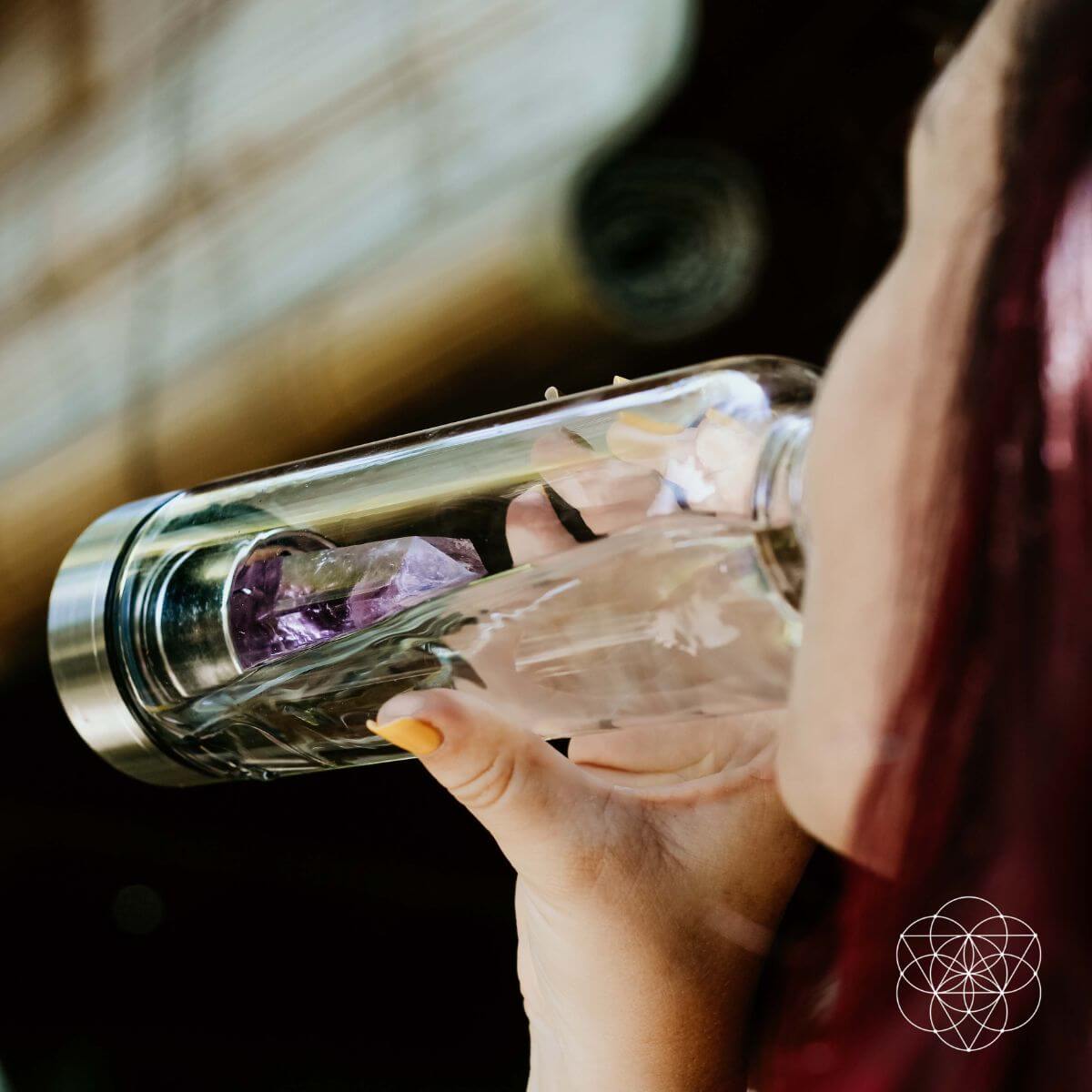 The Amethyst Healing Water Bottle - Pileggi on the Square Salon Powered by Gatto Salon Group