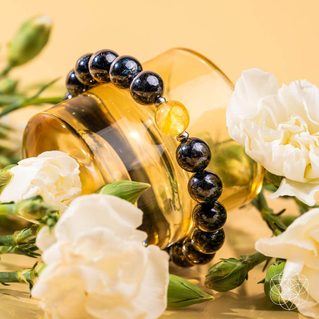 The Arfvedsonite Deep Healing Bracelet - Pileggi on the Square Salon Powered by Gatto Salon Group