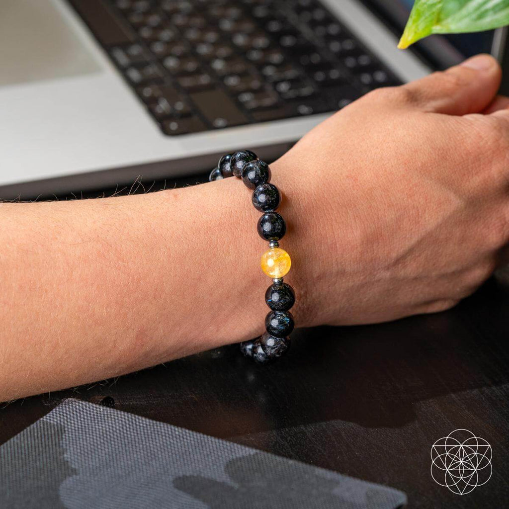 The Arfvedsonite Deep Healing Bracelet - Pileggi on the Square Salon Powered by Gatto Salon Group
