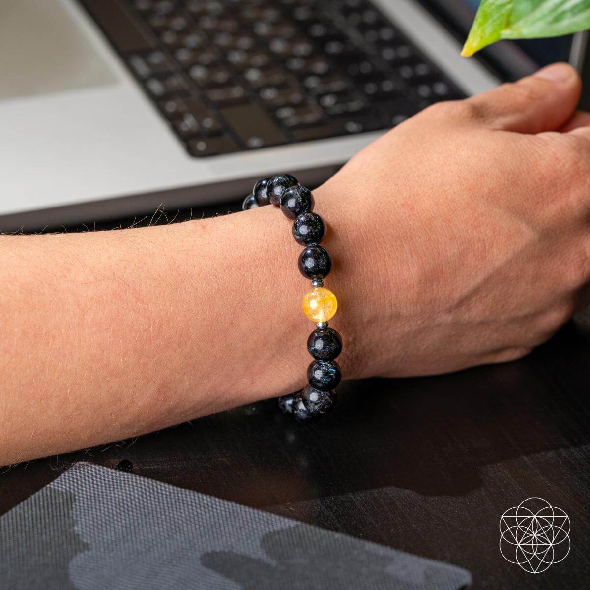 The Arfvedsonite Deep Healing Bracelet - Pileggi on the Square Salon Powered by Gatto Salon Group