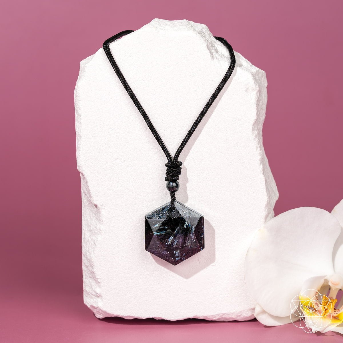 The Arfvedsonite Deep Healing Pendant - Pileggi on the Square Salon Powered by Gatto Salon Group