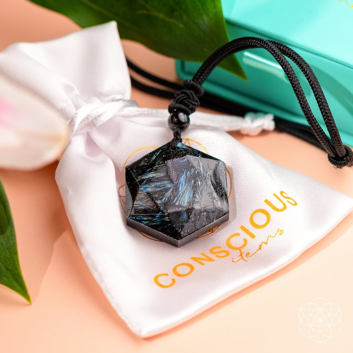 The Arfvedsonite Deep Healing Pendant - Pileggi on the Square Salon Powered by Gatto Salon Group