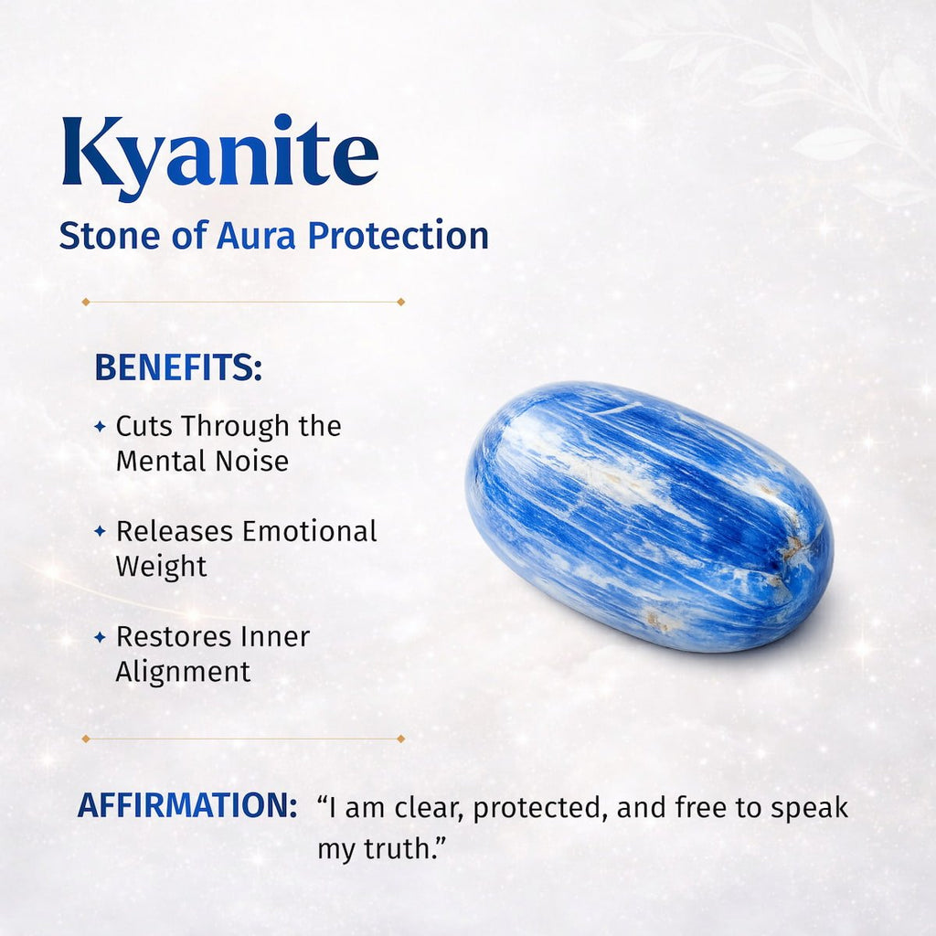 The Aura Shield - Rare Kyanite Pendant - Pileggi on the Square Salon Powered by Gatto Salon Group