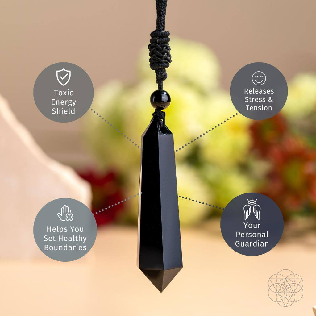 The Black Obsidian Talisman of Protection - Pileggi on the Square Salon Powered by Gatto Salon Group