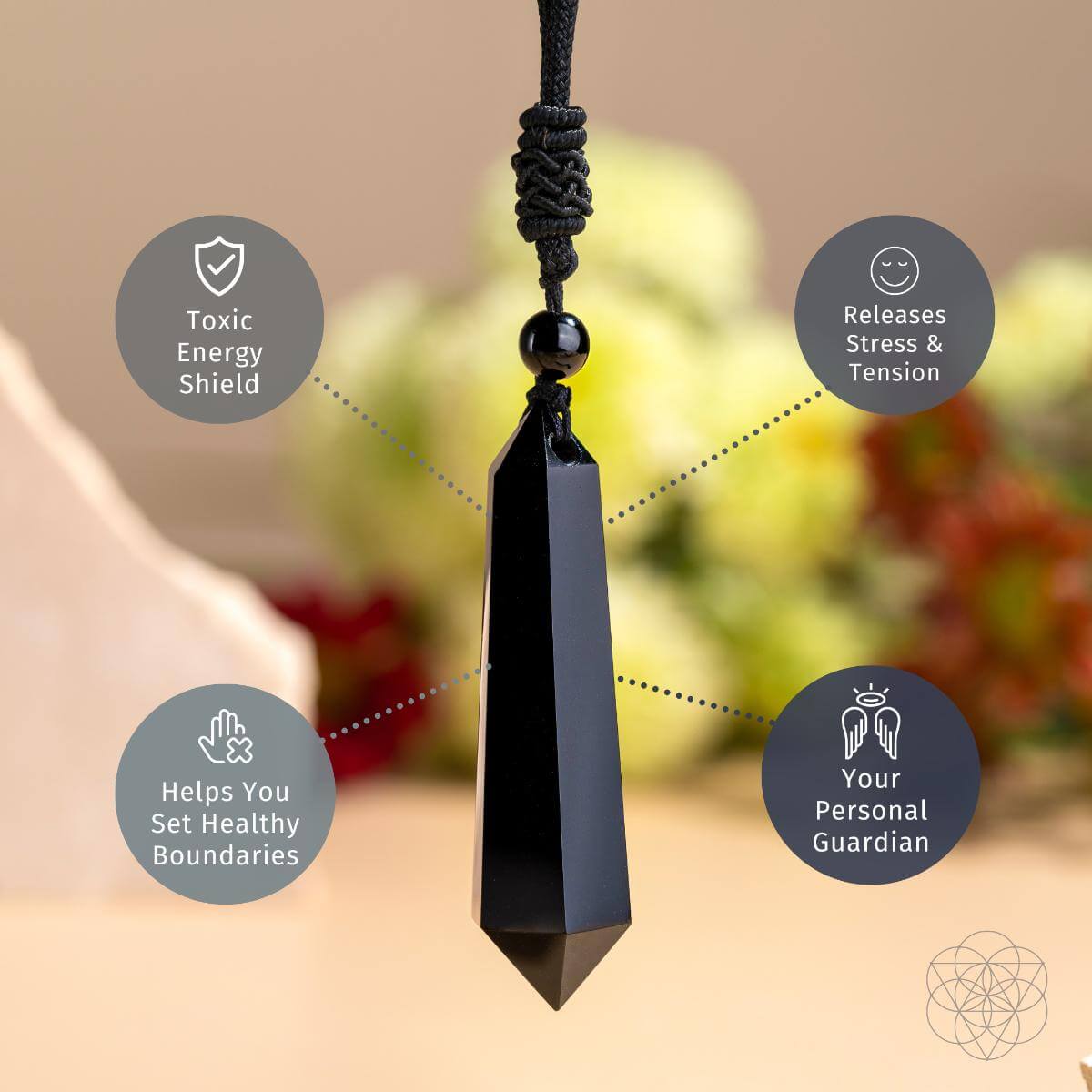 The Black Obsidian Talisman of Protection - Pileggi on the Square Salon Powered by Gatto Salon Group