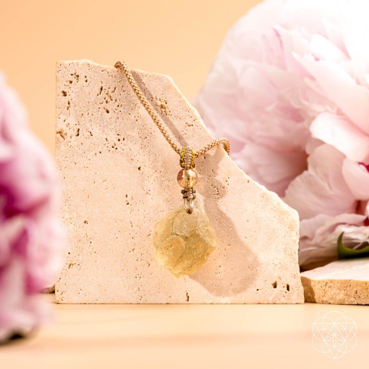 The Destiny Relic – Libyan Desert Glass Pendant - Pileggi on the Square Salon Powered by Gatto Salon Group