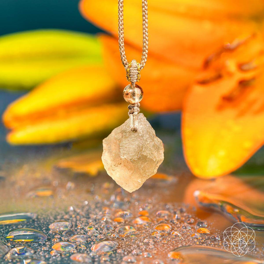 The Destiny Relic – Libyan Desert Glass Pendant - Pileggi on the Square Salon Powered by Gatto Salon Group