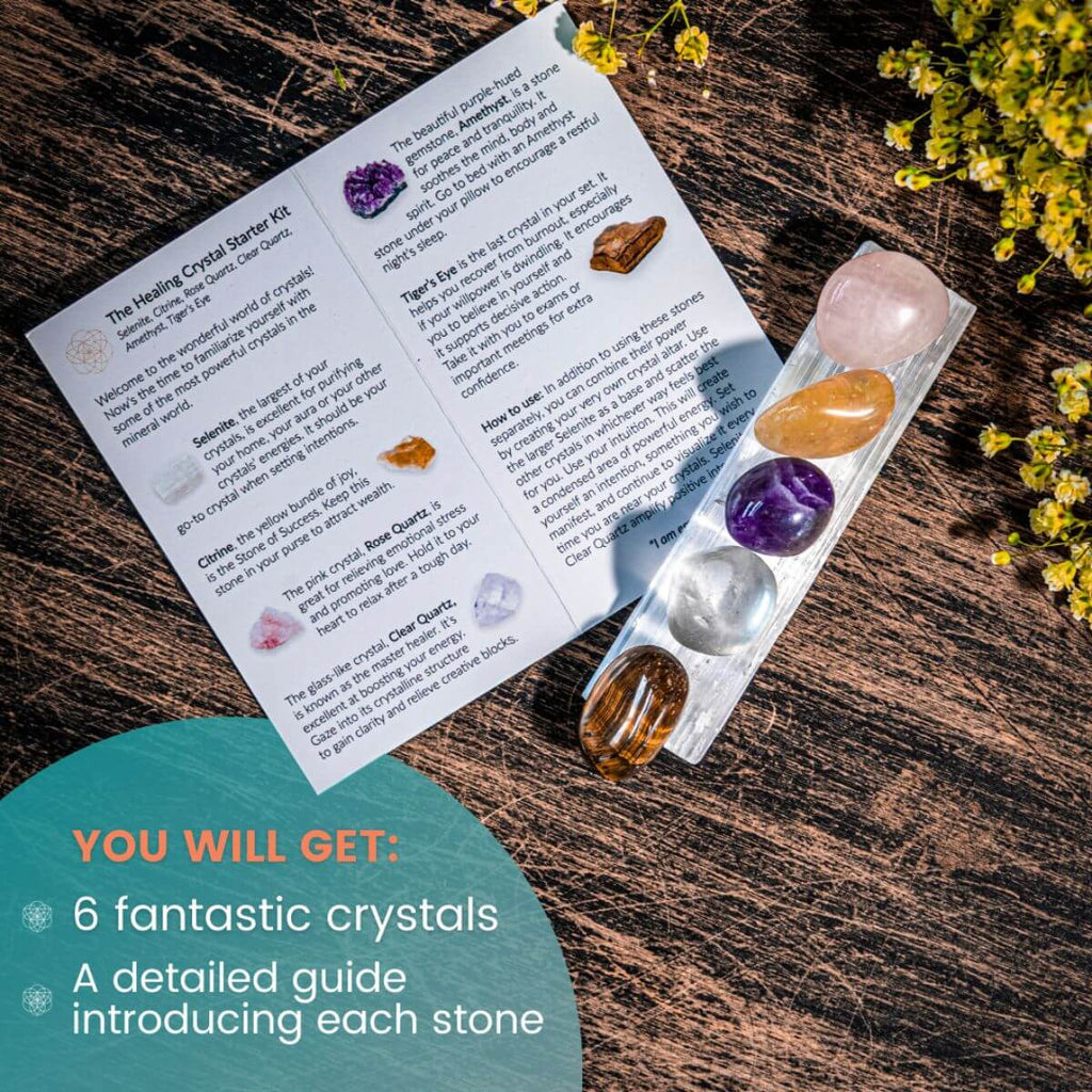 The Healing Crystal Starter Kit - Pileggi on the Square Salon Powered by Gatto Salon Group