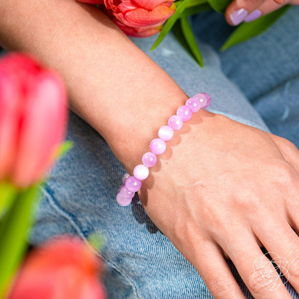 The Heart Reset - Rare Pink Kunzite Bracelet - Pileggi on the Square Salon Powered by Gatto Salon Group