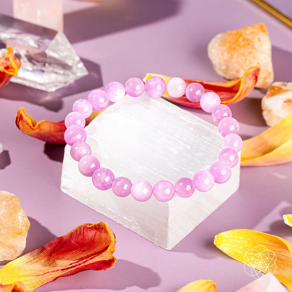 The Heart Reset - Rare Pink Kunzite Bracelet - Pileggi on the Square Salon Powered by Gatto Salon Group