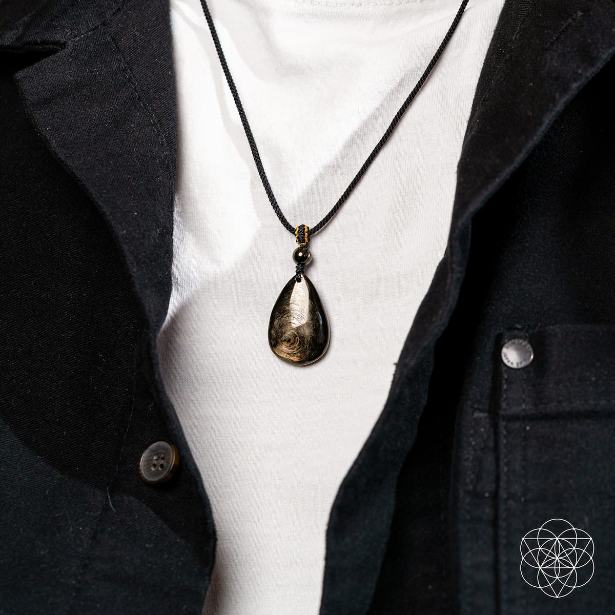 The ﻿Hypersthene Millionaire Manifestation Pendant - Pileggi on the Square Salon Powered by Gatto Salon Group