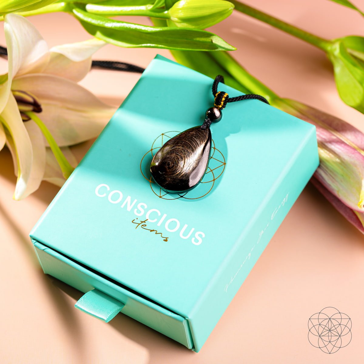 The ﻿Hypersthene Millionaire Manifestation Pendant - Pileggi on the Square Salon Powered by Gatto Salon Group