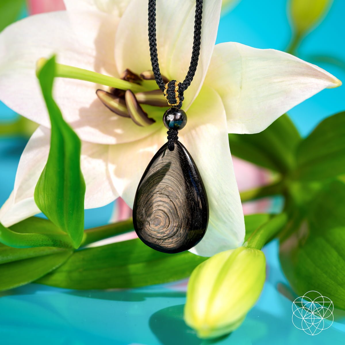 The ﻿Hypersthene Millionaire Manifestation Pendant - Pileggi on the Square Salon Powered by Gatto Salon Group