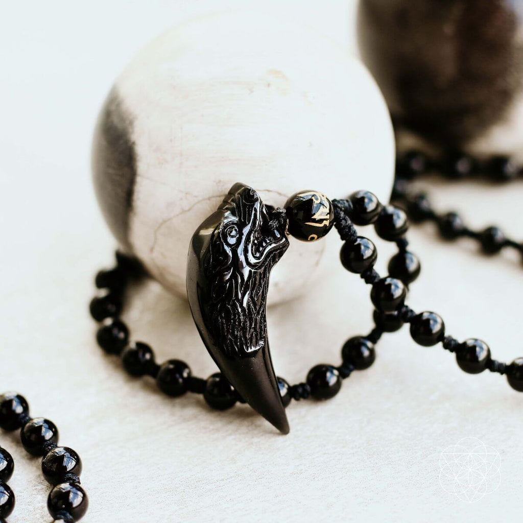 The Obsidian Wolf Pendant - Pileggi on the Square Salon Powered by Gatto Salon Group