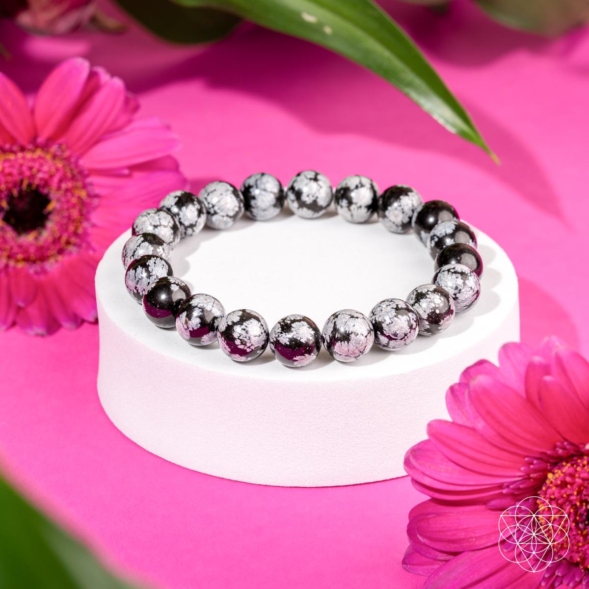 The Pattern Breaker – Snowflake Obsidian Bracelet - Pileggi on the Square Salon Powered by Gatto Salon Group