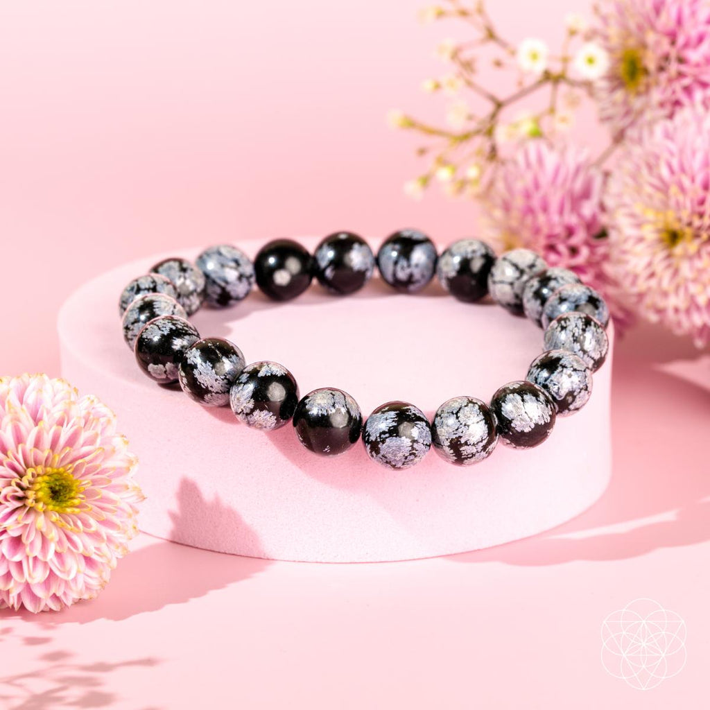 The Pattern Breaker – Snowflake Obsidian Bracelet - Pileggi on the Square Salon Powered by Gatto Salon Group