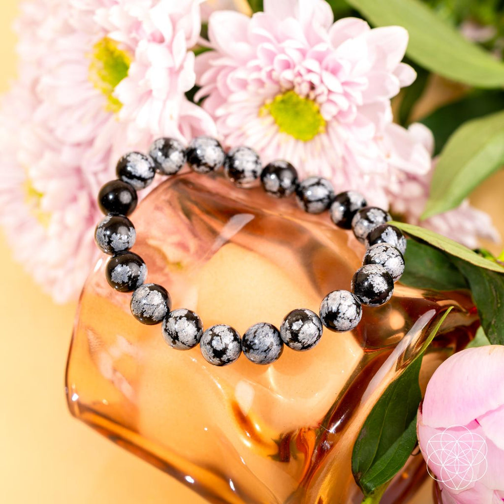 The Pattern Breaker – Snowflake Obsidian Bracelet - Pileggi on the Square Salon Powered by Gatto Salon Group