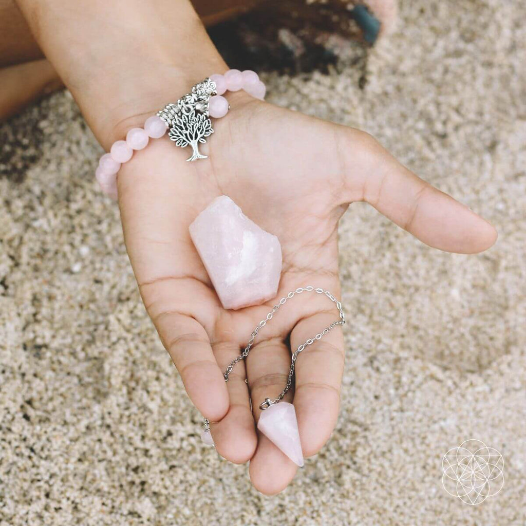 The Rose Quartz Healing Crystal Set - Pileggi on the Square Salon Powered by Gatto Salon Group