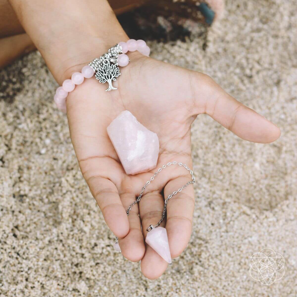 The Rose Quartz Healing Crystal Set - Pileggi on the Square Salon Powered by Gatto Salon Group