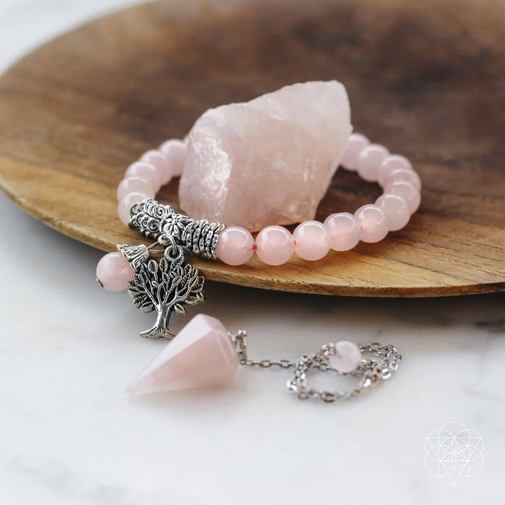 The Rose Quartz Healing Crystal Set - Pileggi on the Square Salon Powered by Gatto Salon Group
