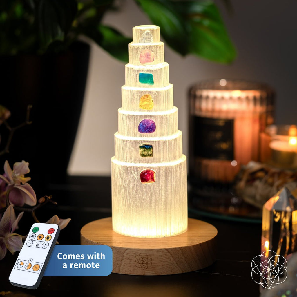 The Stress Shield Lamp - 7 Stones of Healing - Pileggi on the Square Salon Powered by Gatto Salon Group