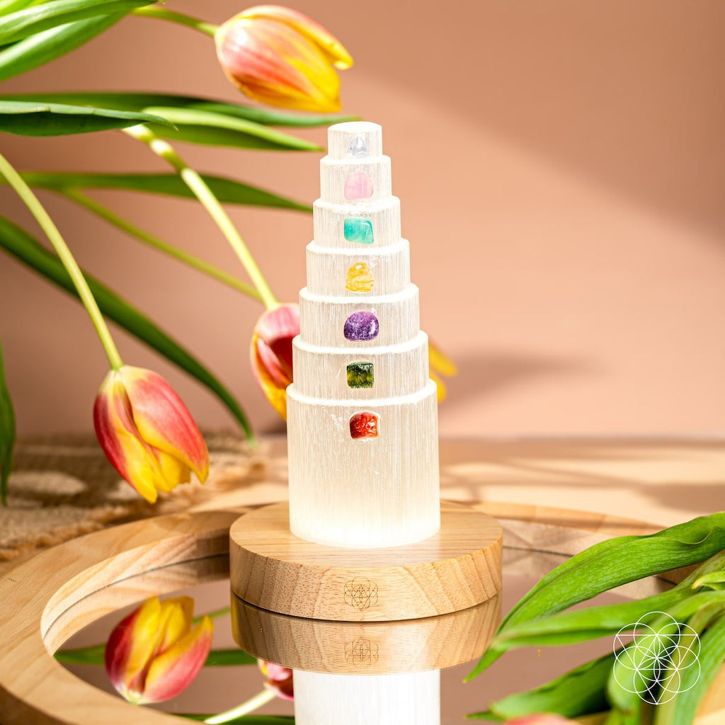 The Stress Shield Lamp - 7 Stones of Healing - Pileggi on the Square Salon Powered by Gatto Salon Group
