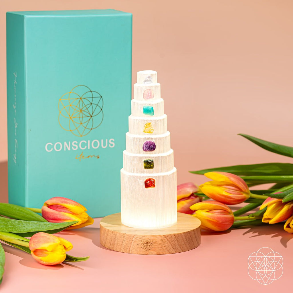 The Stress Shield Lamp - 7 Stones of Healing - Pileggi on the Square Salon Powered by Gatto Salon Group