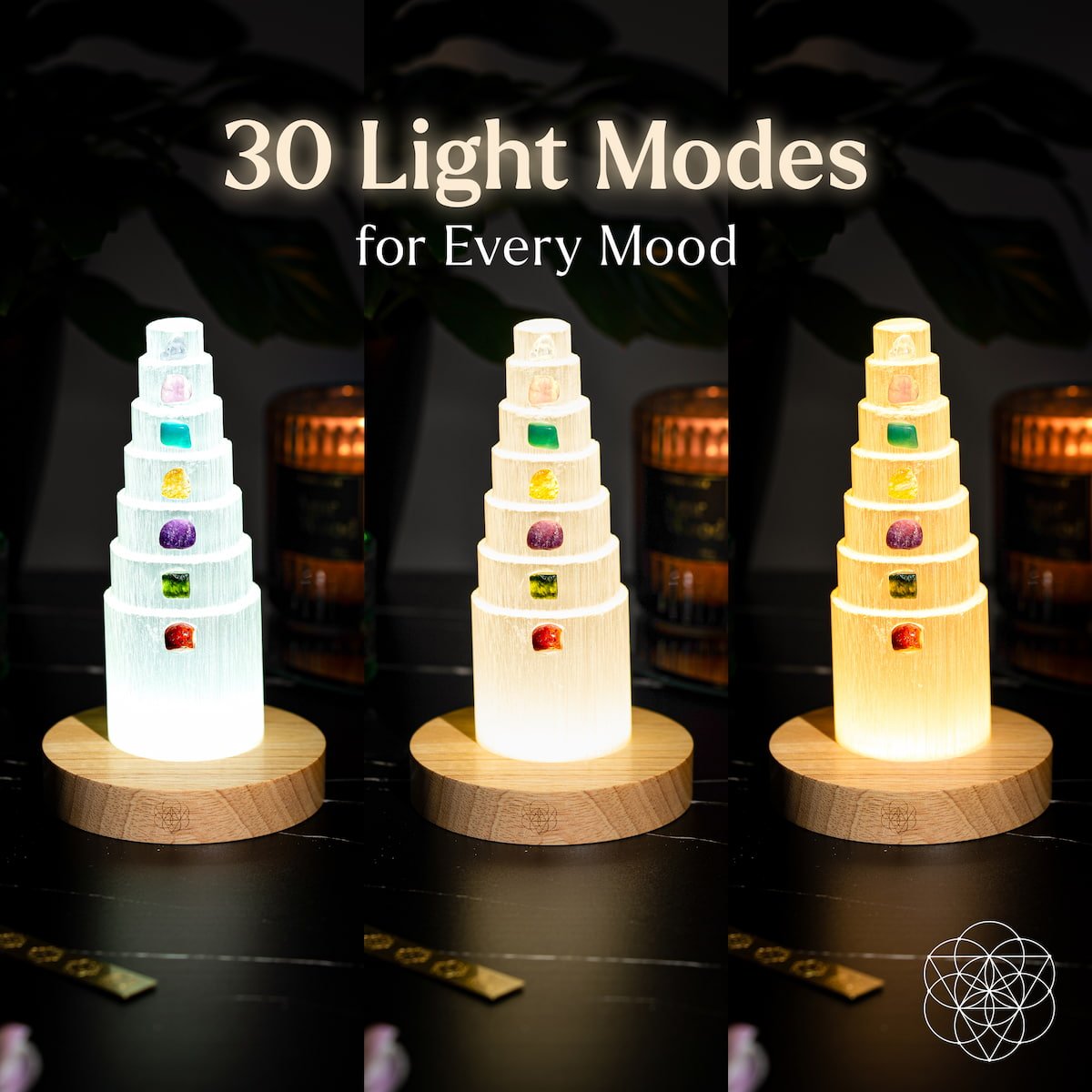 The Stress Shield Lamp - 7 Stones of Healing - Pileggi on the Square Salon Powered by Gatto Salon Group