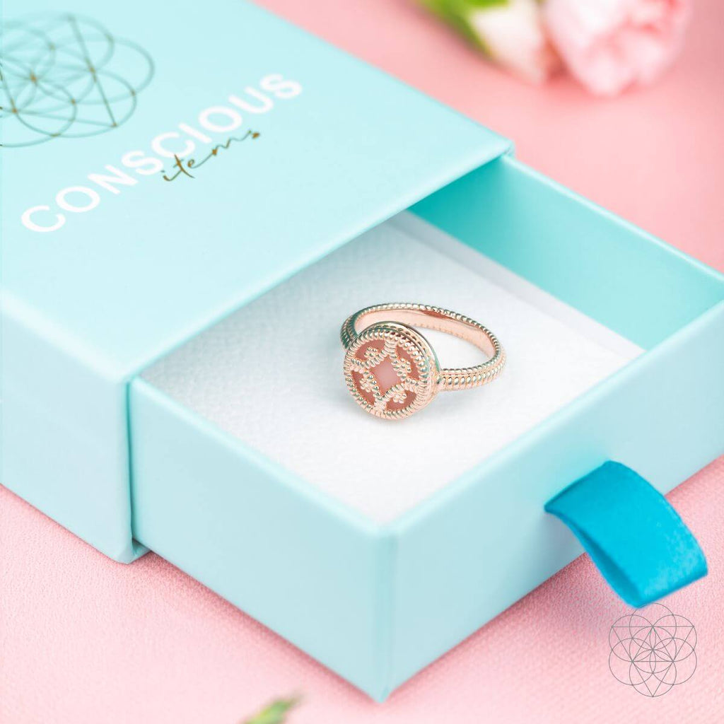 Totem of Abundance: Mayan Lamat Silver Ring of Miracles - Pileggi on the Square Salon Powered by Gatto Salon Group