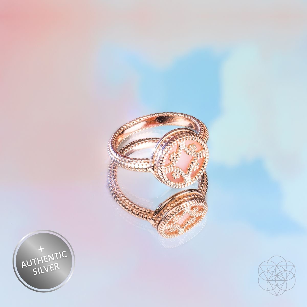 Totem of Abundance: Mayan Lamat Silver Ring of Miracles - Pileggi on the Square Salon Powered by Gatto Salon Group