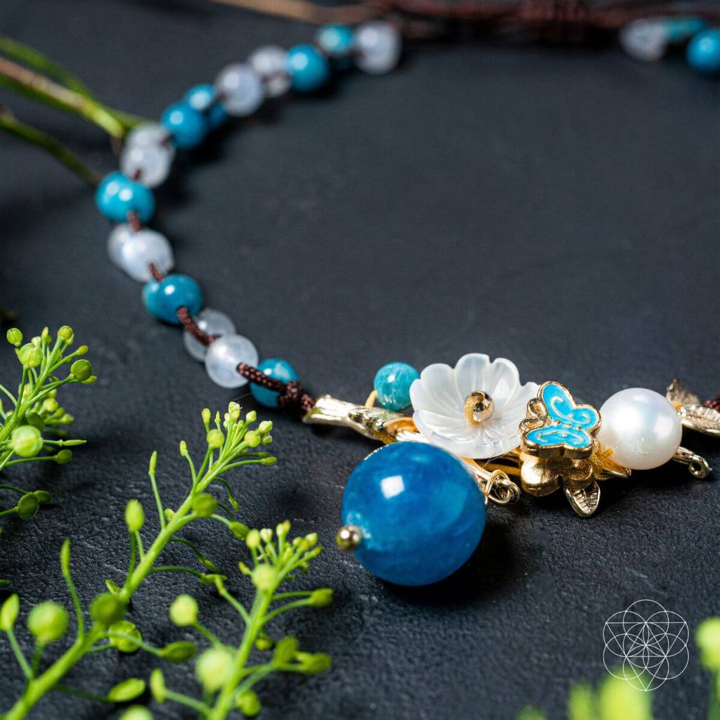 Triple Crystal Anklet of Positivity - Pileggi on the Square Salon Powered by Gatto Salon Group