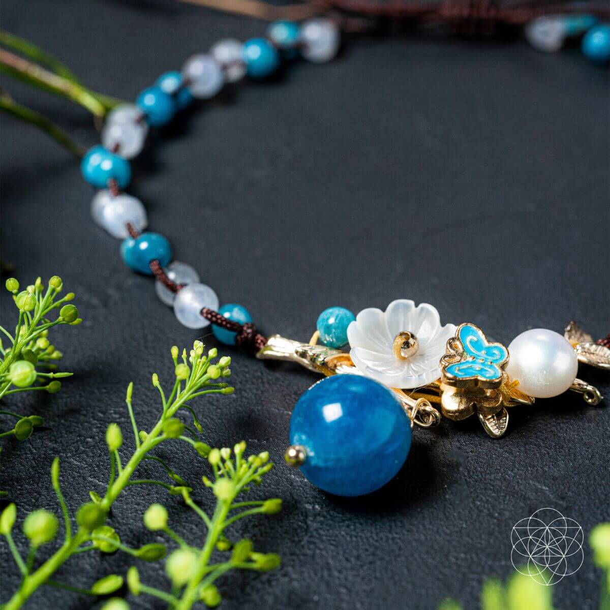 Triple Crystal Anklet of Positivity - Pileggi on the Square Salon Powered by Gatto Salon Group