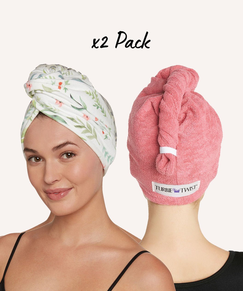 Turbie Twist Microfiber Hair Towel - Absorbent and Lightweight - Pileggi on the Square Salon Powered by Gatto Salon Group