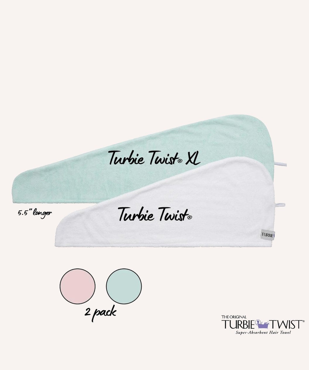Turbie Twist Microfiber Hair Towel - Absorbent and Lightweight - Pileggi on the Square Salon Powered by Gatto Salon Group