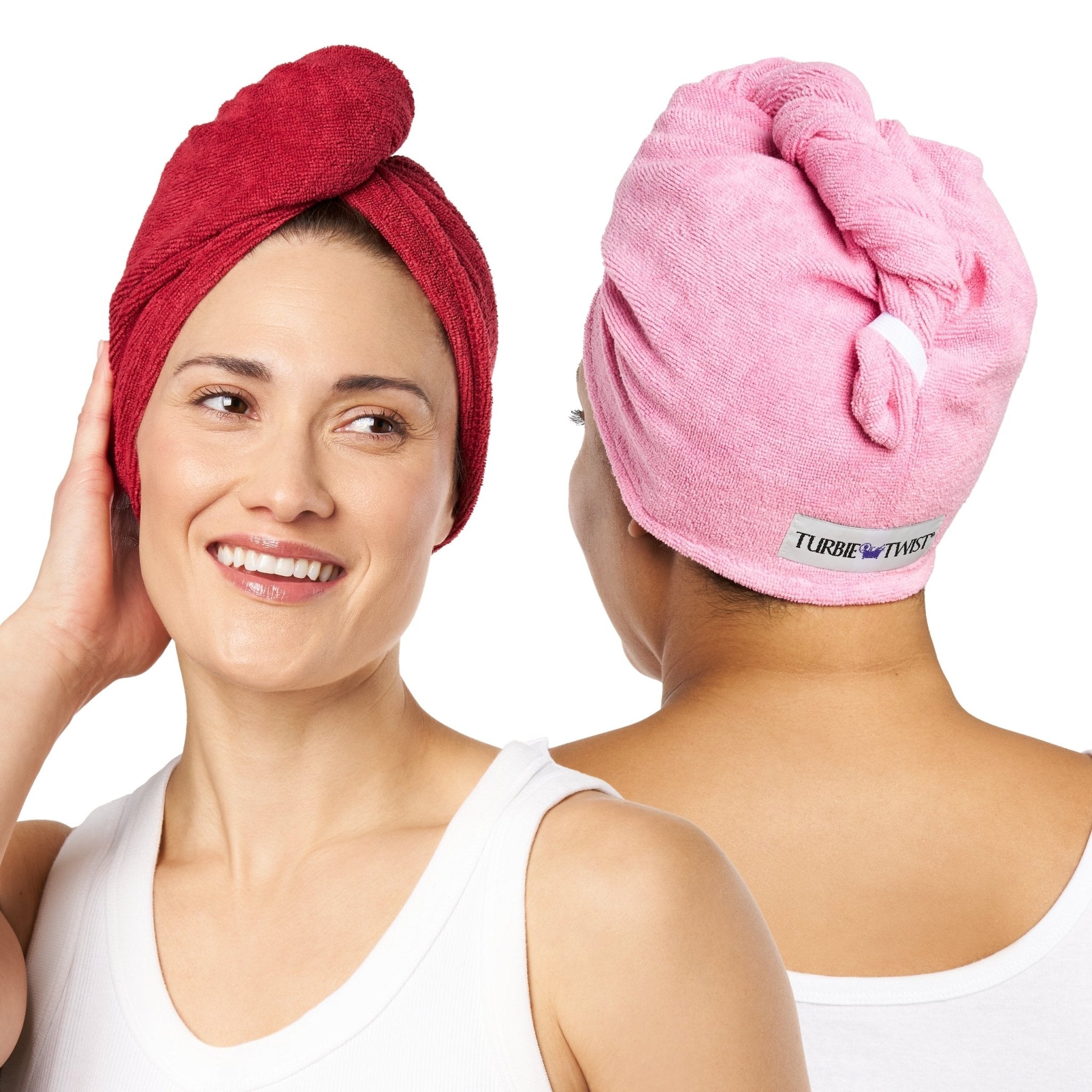 Turbie Twist Microfiber Hair Towel - Absorbent and Lightweight - Pileggi on the Square Salon Powered by Gatto Salon Group
