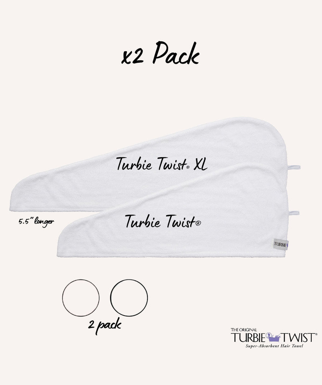 Turbie Twist Microfiber Hair Towel - Absorbent and Lightweight - Pileggi on the Square Salon Powered by Gatto Salon Group