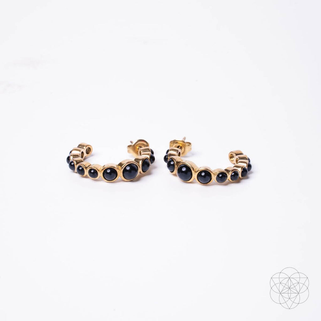 Wisdom & Willpower - Onyx Earrings of Resilience - Pileggi on the Square Salon Powered by Gatto Salon Group